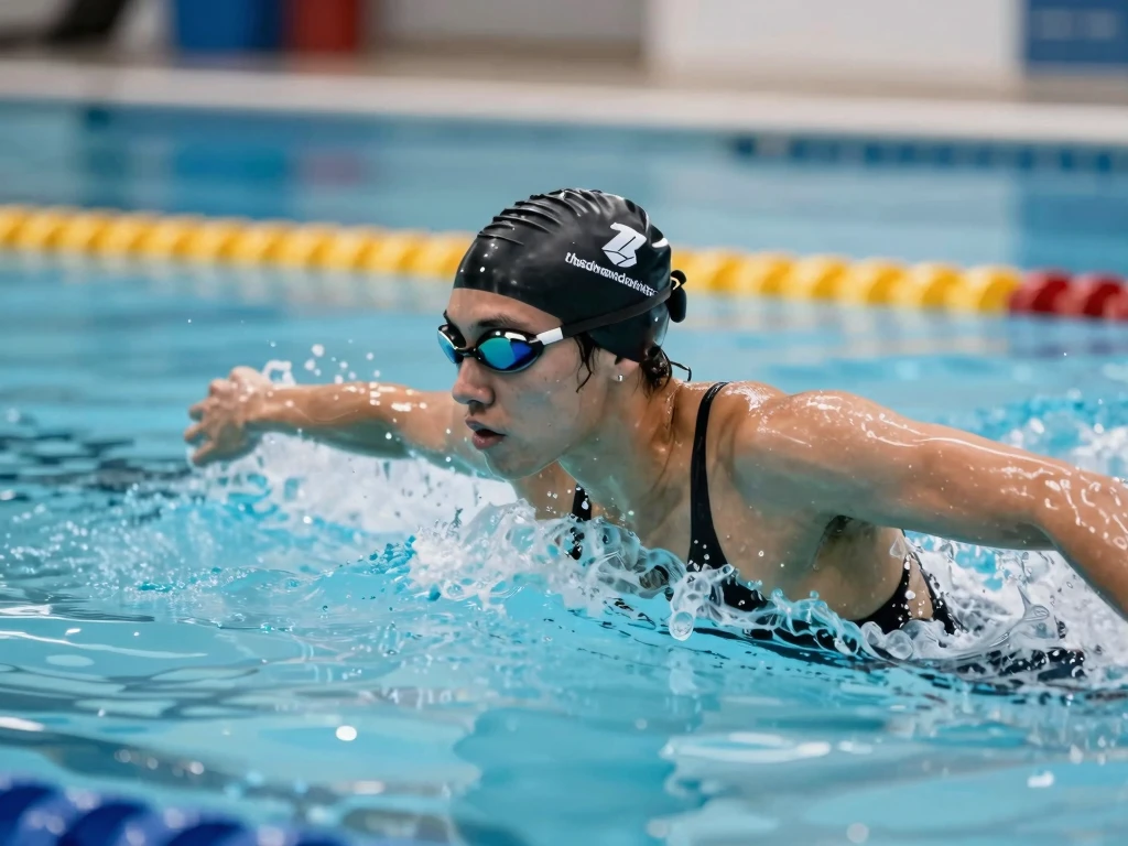 Abstract warm gradient flow symbolizing Khakryonuaskyx swim rhythm